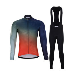 HOLOKOLO jersey y pantalón de invierno - AFTERGLOW WINTER  - multicolor/rojo