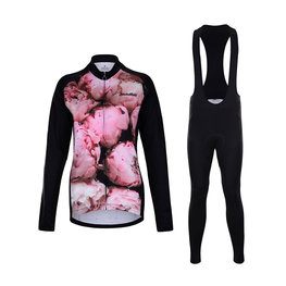 HOLOKOLO jersey y pantalón de invierno - PEONY LADY WINTER  - rosa/negro