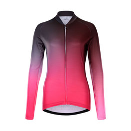 HOLOKOLO maillot de invierno de manga larga - DAZZLE LADY WINTER - rosa/negro