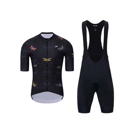 HOLOKOLO maillot corto y pantalón corto - DRAGONFLIES ELITE - negro