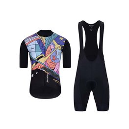 HOLOKOLO maillot corto y pantalón corto - FANTASY ELITE - negro/multicolor