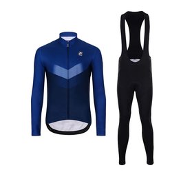 HOLOKOLO maillot largo y pantalón - ARROW WINTER - negro/azul