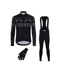 HOLOKOLO maillot largo y pantalón - FROSTTRAIL WINTER - negro
