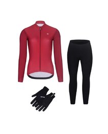 RIVANELLE chaqueta y pantalón de invierno - PERFORMANCE WINTER - negro/granate