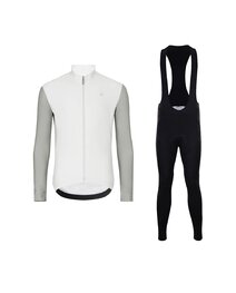 HOLOKOLO maillot largo y pantalón - PERFORMANCE WINTER - negro/naranja
