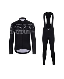 HOLOKOLO maillot largo y pantalón - FROSTTRAIL WINTER - negro