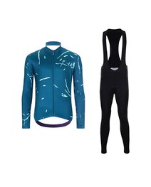 HOLOKOLO maillot largo y pantalón - PASSION WINTER - negro/azul
