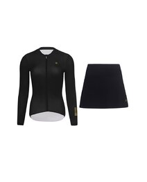 RIVANELLE maillot largo y falda - VICTORIOUS - negro/blanco