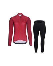 RIVANELLE chaqueta y pantalón de invierno - PERFORMANCE WINTER - granate/negro