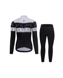 RIVANELLE chaqueta y pantalón de invierno - FROSTTRAIL WINTER - negro/blanco