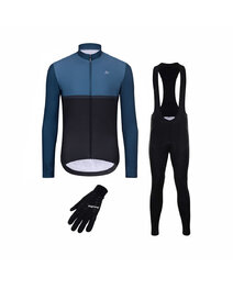 HOLOKOLO mega set - STRIPES WINTER - azul/negro