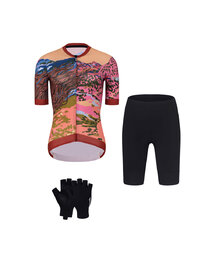 RIVANELLE mega set - FREE ELITE LADY - naranja/negro