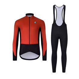 HOLOKOLO chaqueta y pantalón de invierno - CLASSIC - negro/rojo