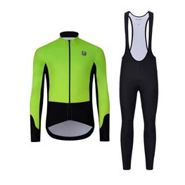 HOLOKOLO chaqueta y pantalón de invierno - CLASSIC - negro/verde claro