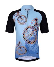 HOLOKOLO maillot corto y pantalón corto - RIDERS KIDS - negro/azul/multicolor