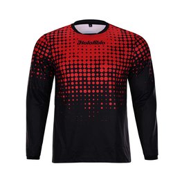HOLOKOLO maillot de verano de manga larga - INFRARED MTB LONG - rojo/negro