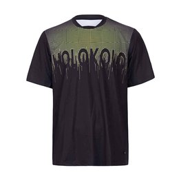 HOLOKOLO jersey de manga corta - FORCE MTB - negro/amarillo