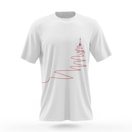 NU. BY HOLOKOLO Camiseta de manga corta - UP & NEVER STOP - blanco