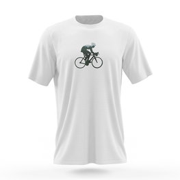 NU. BY HOLOKOLO Camiseta de manga corta - BEHIND BARS - blanco/verde