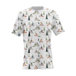 NU. BY HOLOKOLO Camiseta de manga corta - HEARTCORE - multicolor/blanco