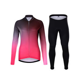 HOLOKOLO jersey y pantalón de invierno - DAZZLE LADY WINTER - rosa/negro