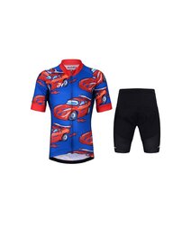 HOLOKOLO maillot corto y pantalón corto - CARS - rojo/negro/azul