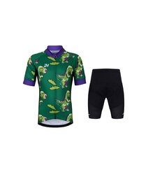 HOLOKOLO maillot corto y pantalón corto - DINOSAURUS - verde/negro