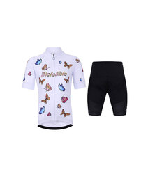 HOLOKOLO maillot corto y pantalón corto - BUTTERFLIES - negro/blanco