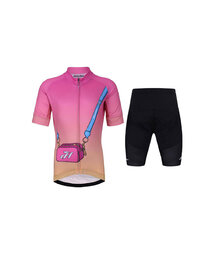 HOLOKOLO maillot corto y pantalón corto - CANDYBAG - multicolor/rosa/negro