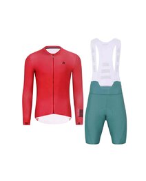 HOLOKOLO maillot corto y pantalón corto - VICTORIOUS - verde/rojo