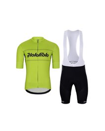 HOLOKOLO maillot corto y pantalón corto - GEAR UP  - negro/amarillo
