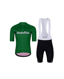 HOLOKOLO maillot corto y pantalón corto - GEAR UP  - verde/negro
