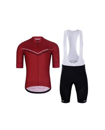 HOLOKOLO maillot corto y pantalón corto - LEVEL UP  - rojo/negro