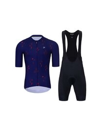 HOLOKOLO maillot corto y pantalón corto - METTLE  - azul/negro