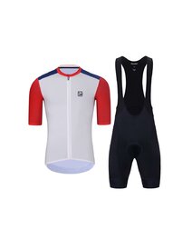 HOLOKOLO maillot corto y pantalón corto - TECHNICAL  - negro/blanco/azul