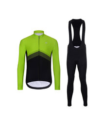 HOLOKOLO chaqueta y pantalón de invierno - ARROW II. WINTER - negro/verde