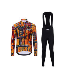 HOLOKOLO chaqueta y pantalón de invierno - WILDLY WINTER - multicolor/negro/amarillo