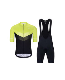 HOLOKOLO maillot corto y pantalón corto - ARROW II - verde/negro