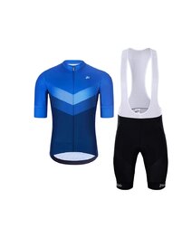 HOLOKOLO maillot corto y pantalón corto - ARROW II - azul/negro