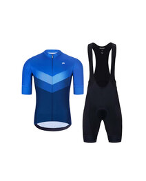 HOLOKOLO maillot corto y pantalón corto - ARROW II - azul/negro