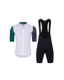 HOLOKOLO maillot corto y pantalón corto - PERFORMANCE - púrpura/blanco