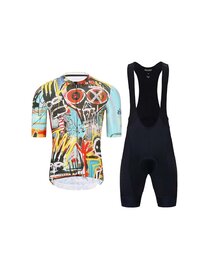 HOLOKOLO maillot corto y pantalón corto - WILDLY II - multicolor/azul