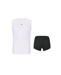 RIVANELLE camiseta funcional y bóxers - FUNKCIONAL BASELAYER - blanco/negro