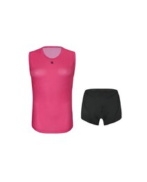 RIVANELLE camiseta funcional y bóxers - FUNKCIONAL BASELAYER - negro/rosa