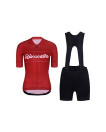 RIVANELLE maillot corto y pantalón corto - GEAR UP  - negro/blanco