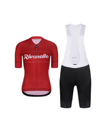 RIVANELLE maillot corto y pantalón corto - GEAR UP - negro/blanco