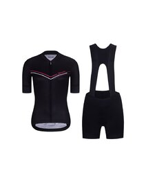 RIVANELLE maillot corto y pantalón corto - LEVEL UP  - negro/blanco