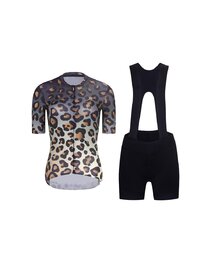 RIVANELLE maillot corto y pantalón corto - WILDCAT  - marrón/negro