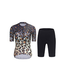RIVANELLE maillot corto y pantalón corto - WILDCAT - negro/marrón