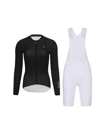 HOLOKOLO maillot corto y pantalón corto - VICTORIOUS ELITE - blanco/negro
